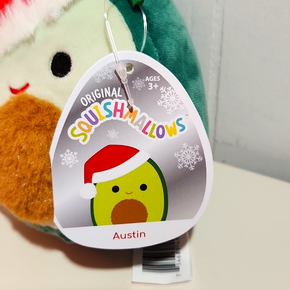 ❤️AUSTIN THE AVOCADO - SQUISHMALLOWS HOLIDAY - 4.5" PLUSHIE - NEW WITH TAG - Picture 3 of 7